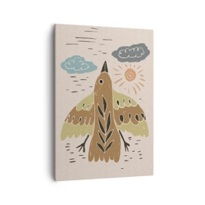 Quadro em tela - Bom vôo - 50x70 cm