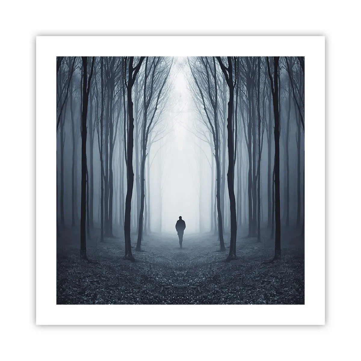 Pôster - Tudo simples e claro - 50x50 cm