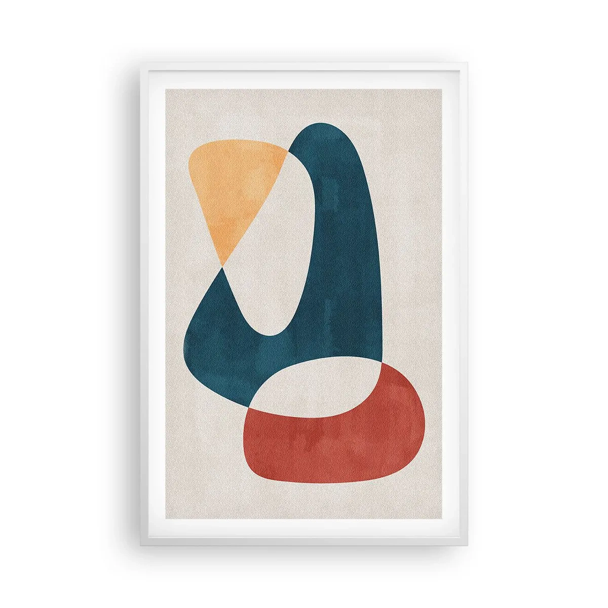 Pôster em moldura branca - Influências e metamorfoses - 61x91 cm