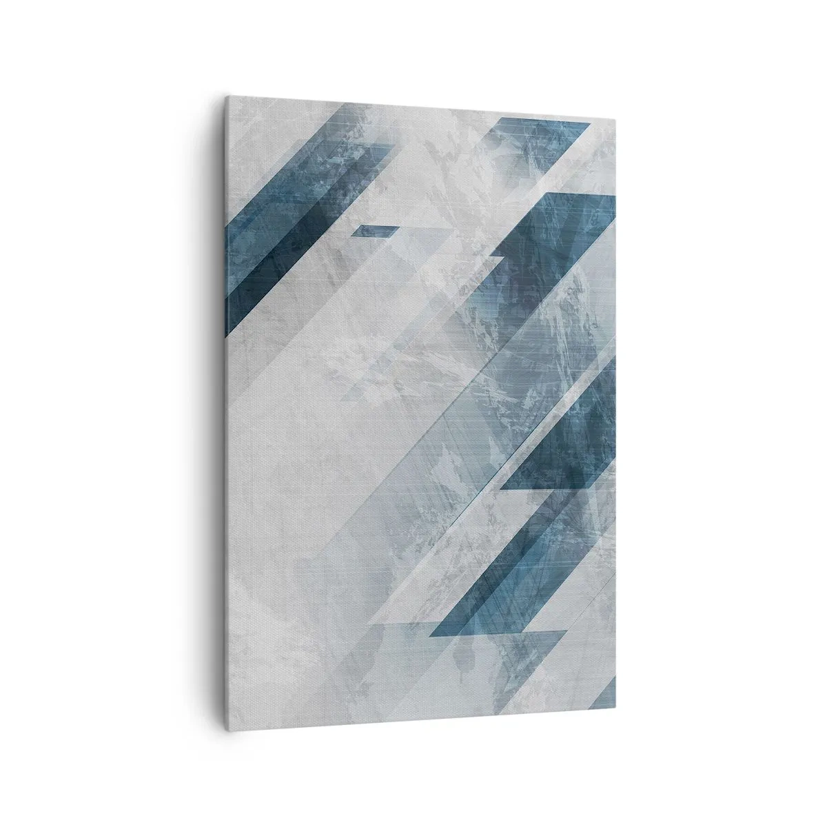 Quadro em tela - Arte espacial – movimento cinzento - 70x100 cm