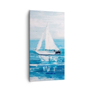 Quadro em tela - Com um amigo ao meu lado - 55x100 cm