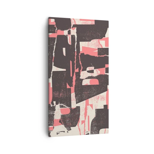 Quadro em tela - Todo esse barulho - 45x80 cm