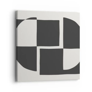 Quadro em tela - Antítese – síntese - 40x40 cm