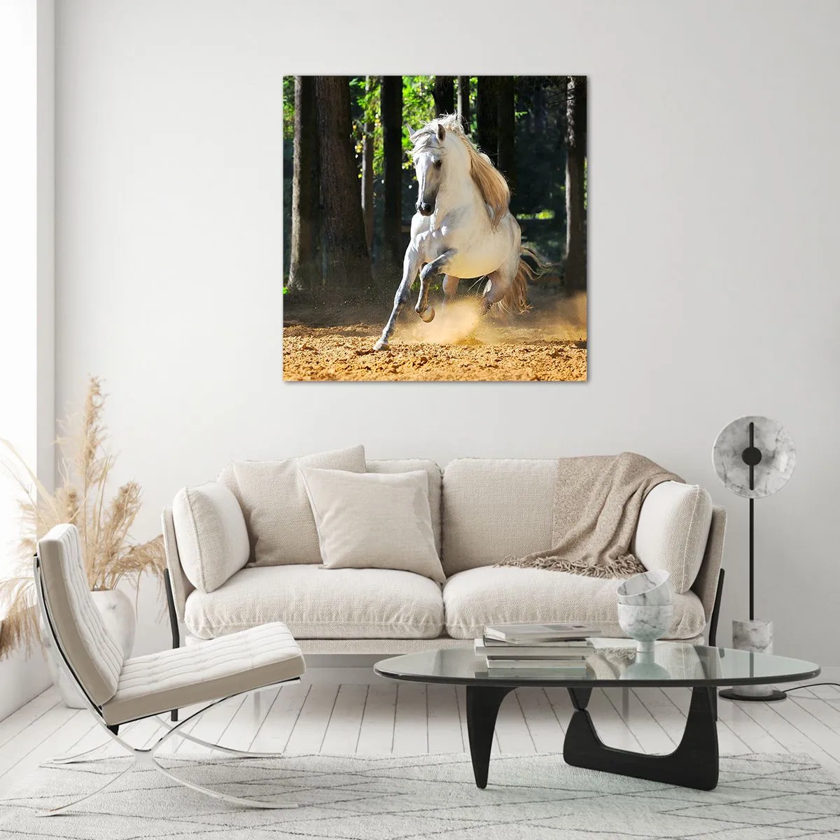 Quadro em vidro - Como de um romance de fantasia - 70x70 cm