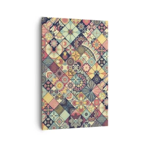 Quadro em tela - Vibrações marroquinas - 80x120 cm