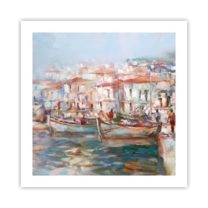 Pôster - Férias em pastel - 50x50 cm