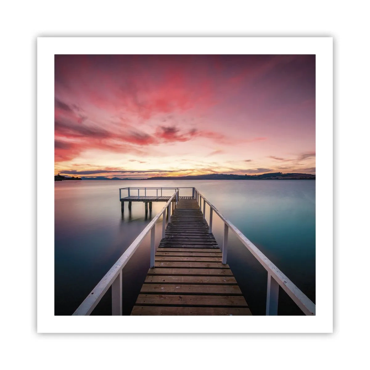 Pôster - A chama suave da noite - 60x60 cm