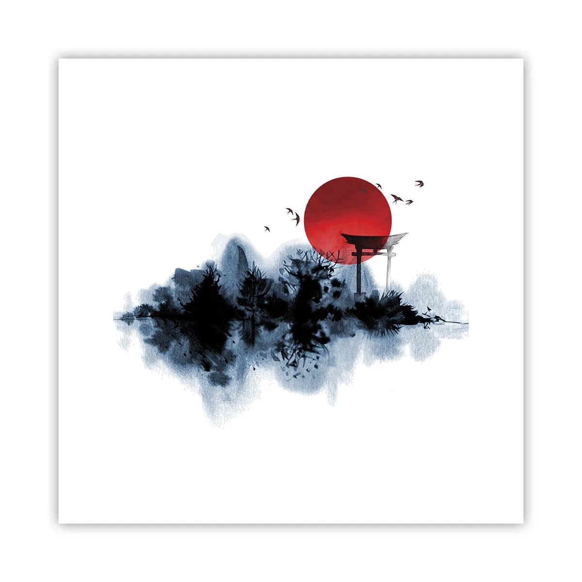 Pôster - Vista japonesa - 30x30 cm