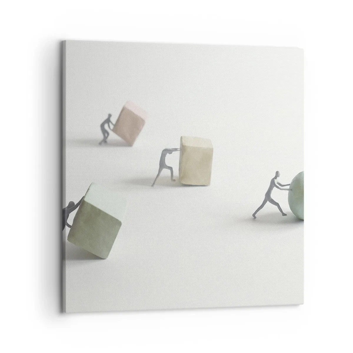 Quadro em tela - É a vida - 50x50 cm