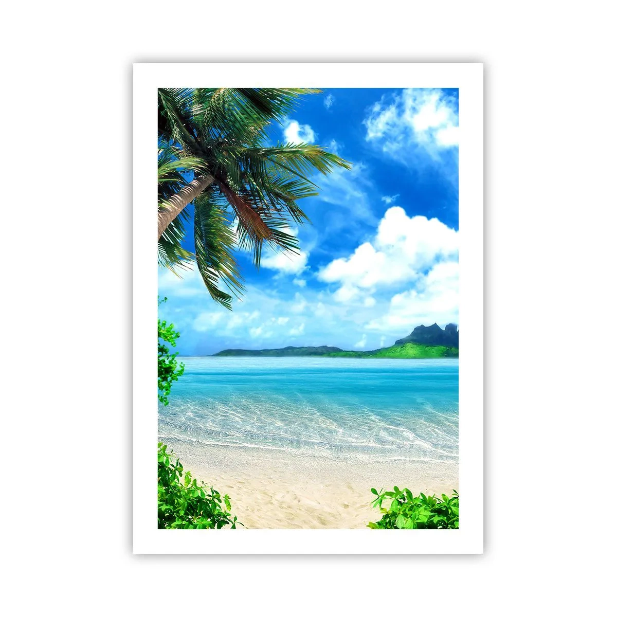 Pôster - O azul dos trópicos - 50x70 cm