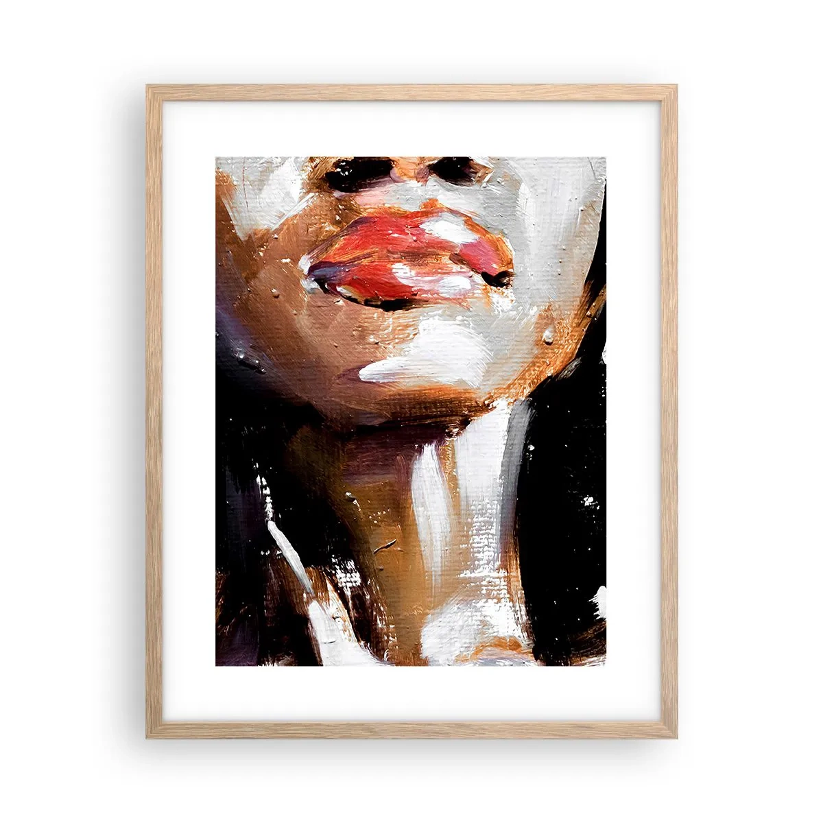 Pôster com moldura de carvalho claro - Orgulho sem preconceitos - 40x50 cm
