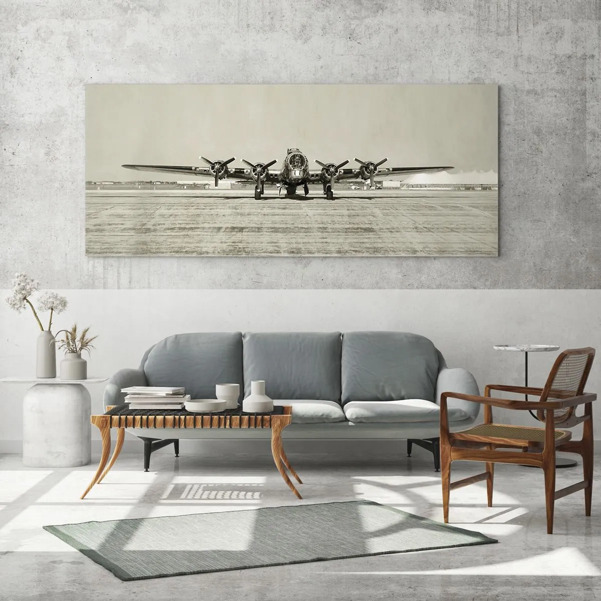 Quadro em vidro - Pronto como sempre - 120x50 cm