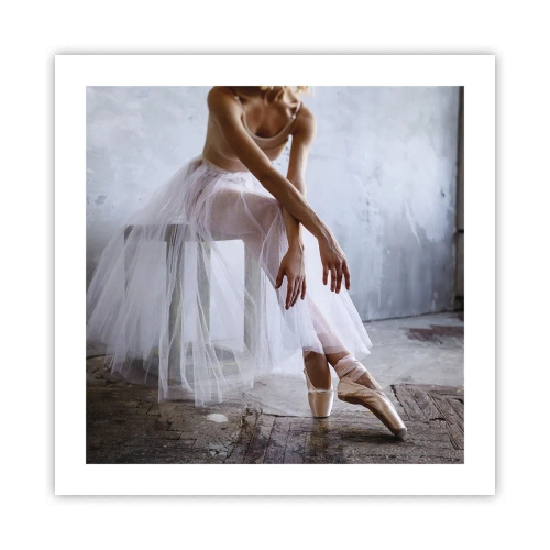 Pôster - Antes das luzes da ribalta ascenderem - 50x50 cm