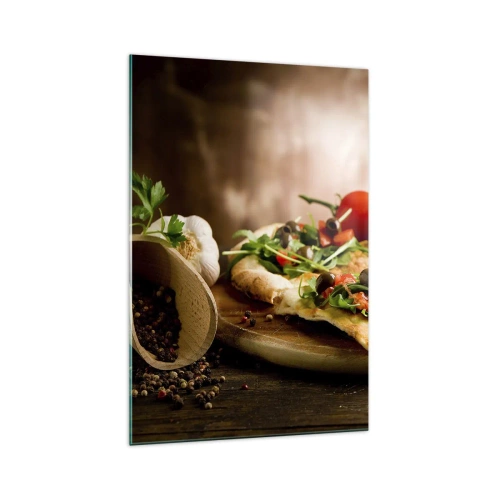 Quadro em vidro - Direto do forno e do jardim - 70x100 cm