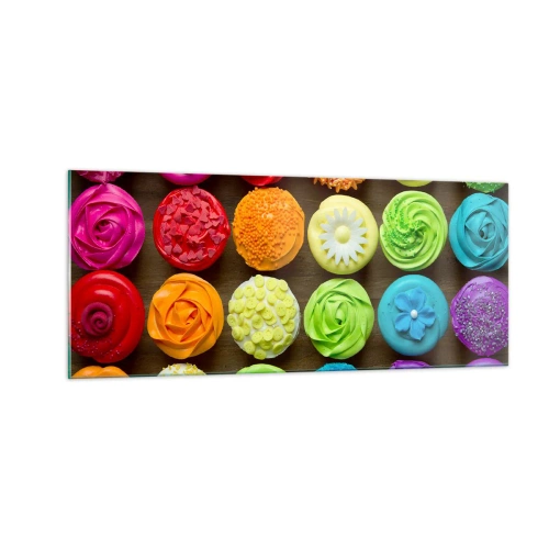 Quadro em vidro - Todos diferentes - todos deliciosos - 100x40 cm