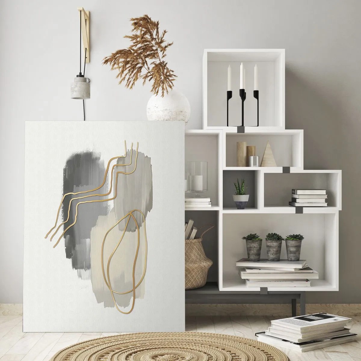 Quadro em vidro - Duração e movimento - 70x100 cm
