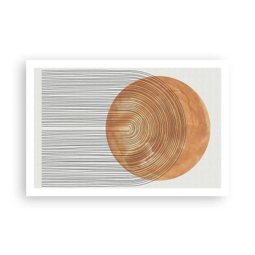 Pôster - Composição solar - 91x61 cm