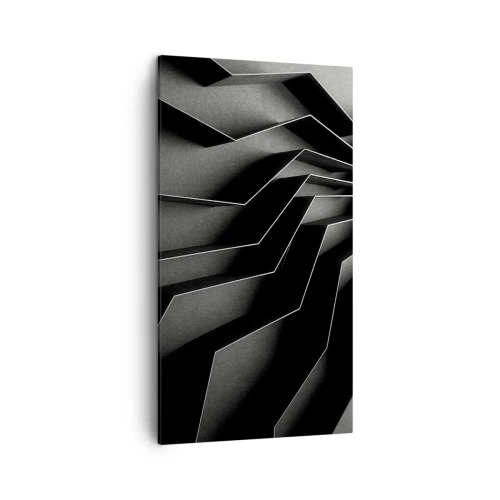 Quadro em tela - Ordem espacial - 45x80 cm