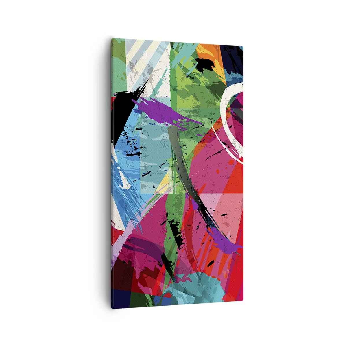 Quadro em tela - Rápido, vivo e animado - 55x100 cm