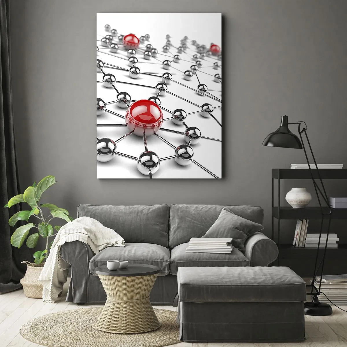 Quadro em tela - Rede de Prata - 50x70 cm