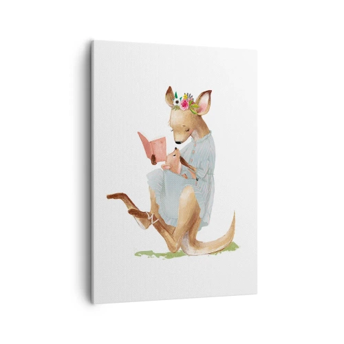 Quadro em tela - Leia para mim, mamãe - 50x70 cm