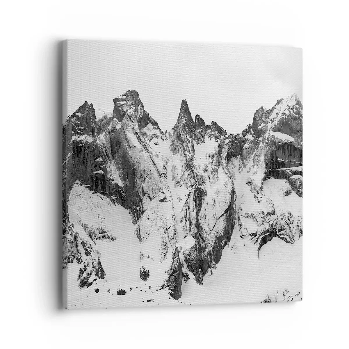 Quadro em tela - O assustador cume de granito - 40x40 cm