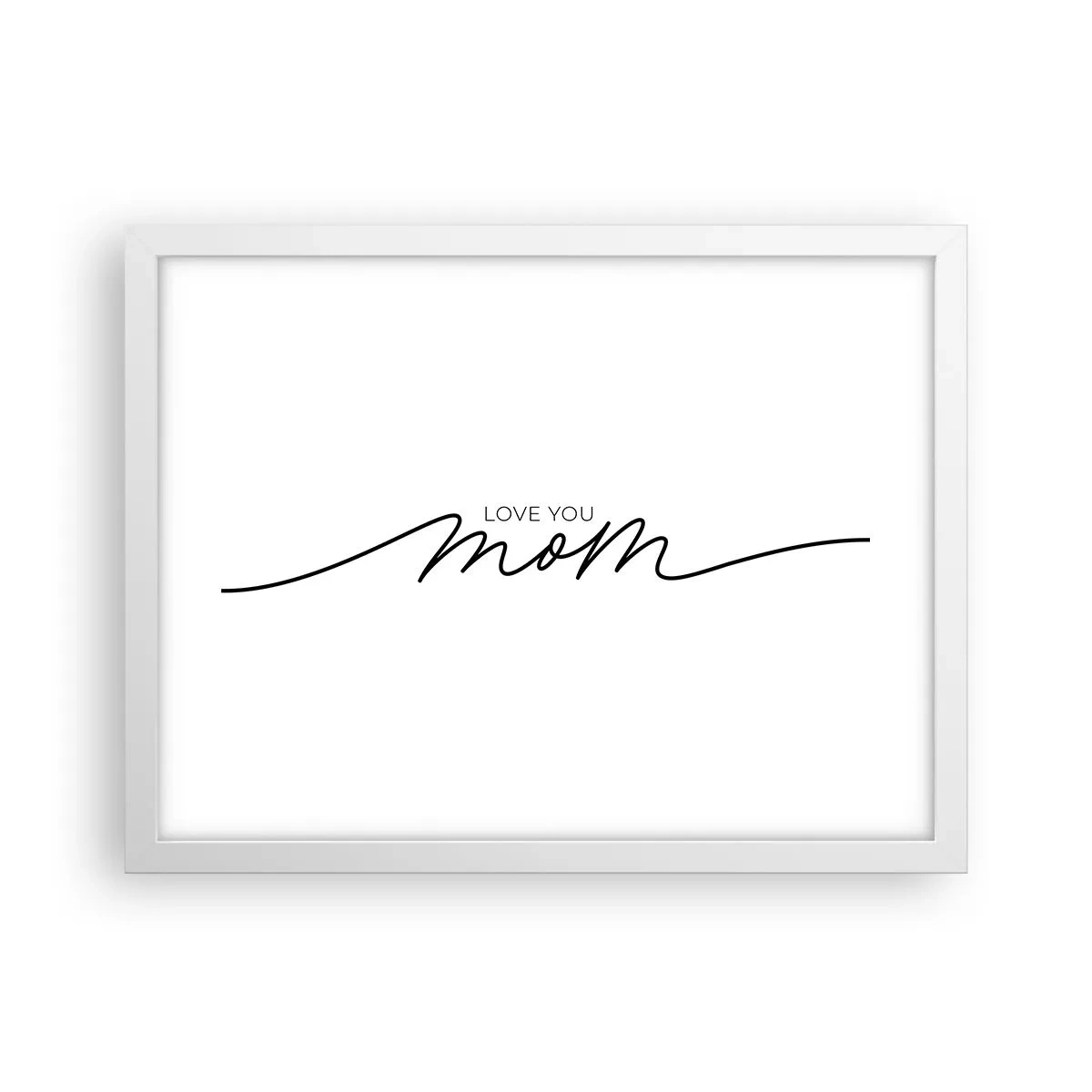 Pôster em moldura branca - Uma grande emoção - 40x30 cm