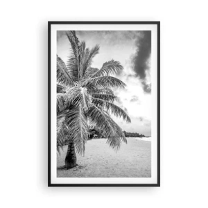 Pôster com moldura preta - Quando anseia por solidão... - 61x91 cm