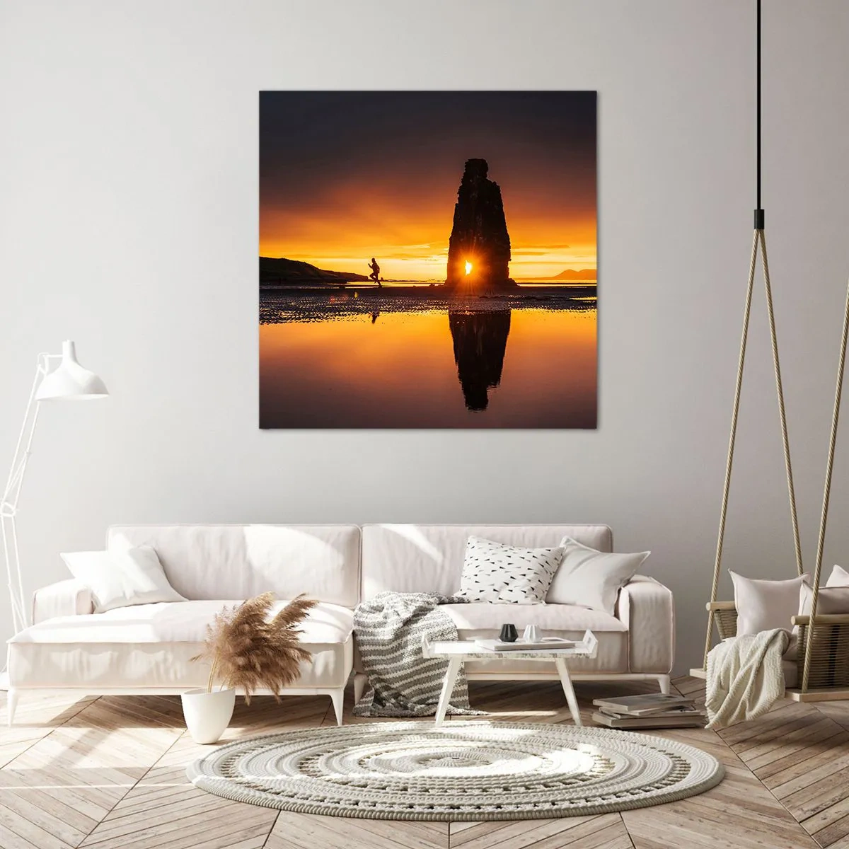 Quadro em tela - Só você e a natureza - 60x60 cm