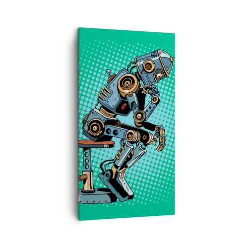 Quadro em tela - Sobre a essência do ser - 45x80 cm