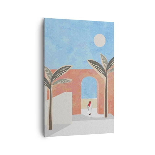 Quadro em tela - Dia árabe - 80x120 cm