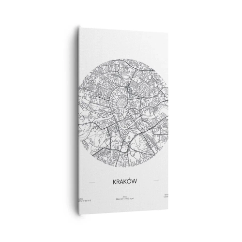 Quadro em tela - Anatomia de Cracóvia - 65x120 cm