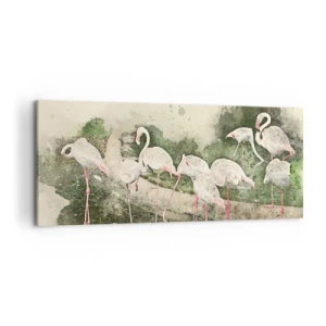 Quadro em tela - Sonho exótico - 120x50 cm