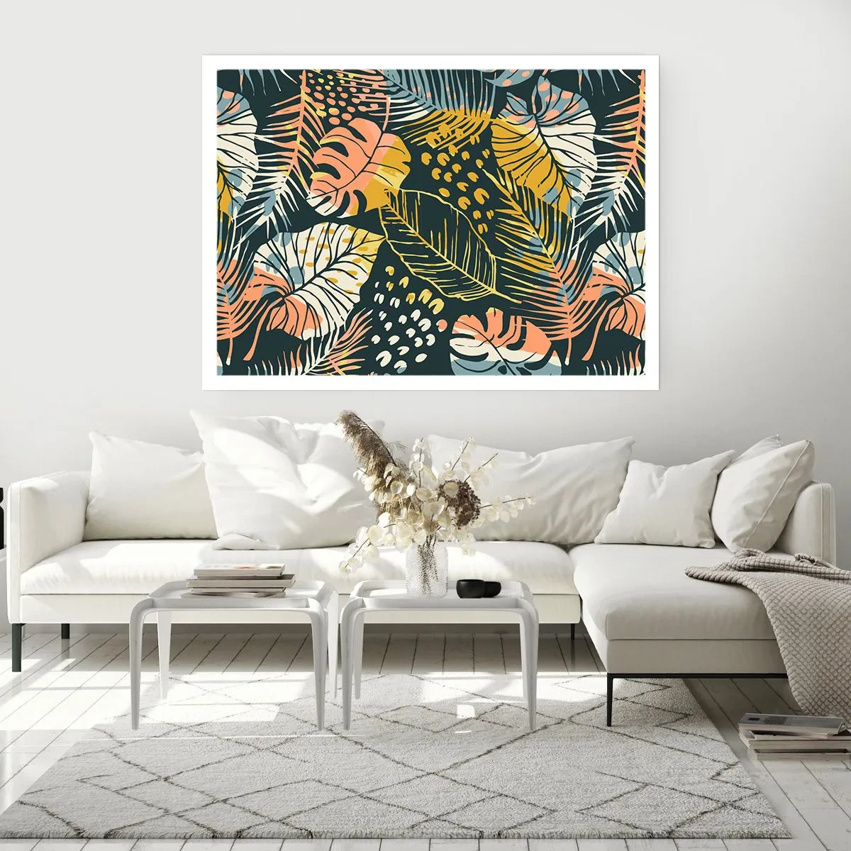Pôster - Fantasia de folhas - 91x61 cm