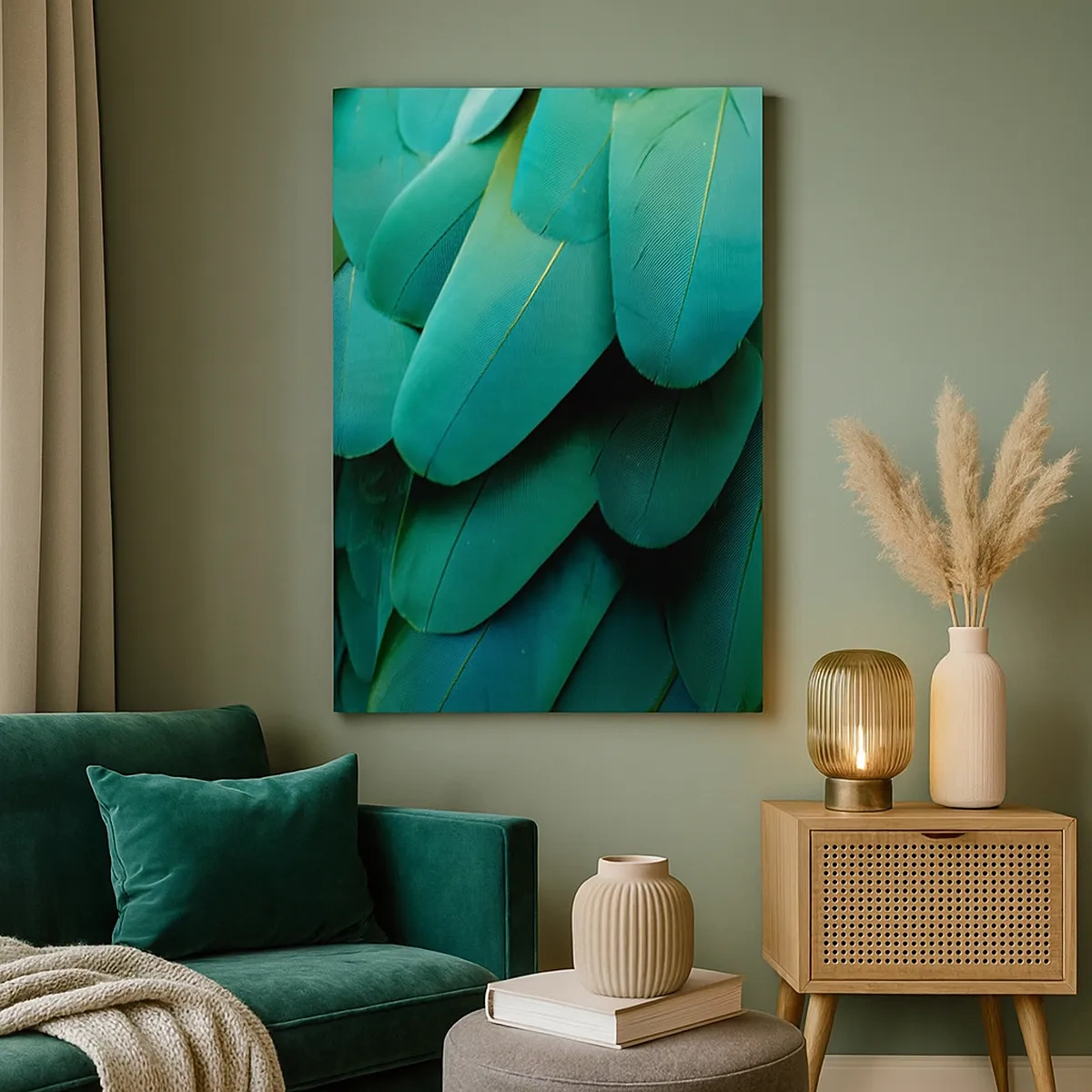 Quadro em tela - Precisão de papagaio - 50x70 cm