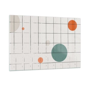 Quadro em vidro - Encurralado. Nós ou eles? - 120x80 cm