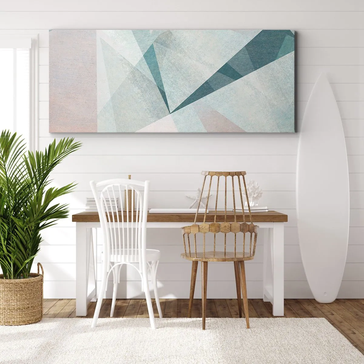 Quadro em tela - Calmo, embora dinâmico - 100x40 cm
