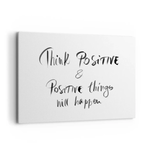 Quadro em tela - Como viver? - 100x70 cm