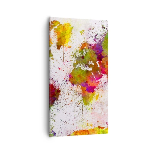 Quadro em tela - De algum modo, resultou assim - 55x100 cm