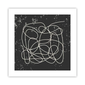 Pôster - Pensamentos errantes - 40x40 cm