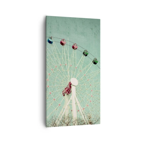 Quadro em tela - Diverte-te - 55x100 cm