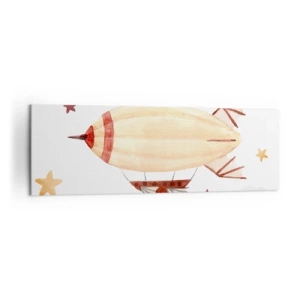 Quadro em tela - Dirigível - 160x50 cm