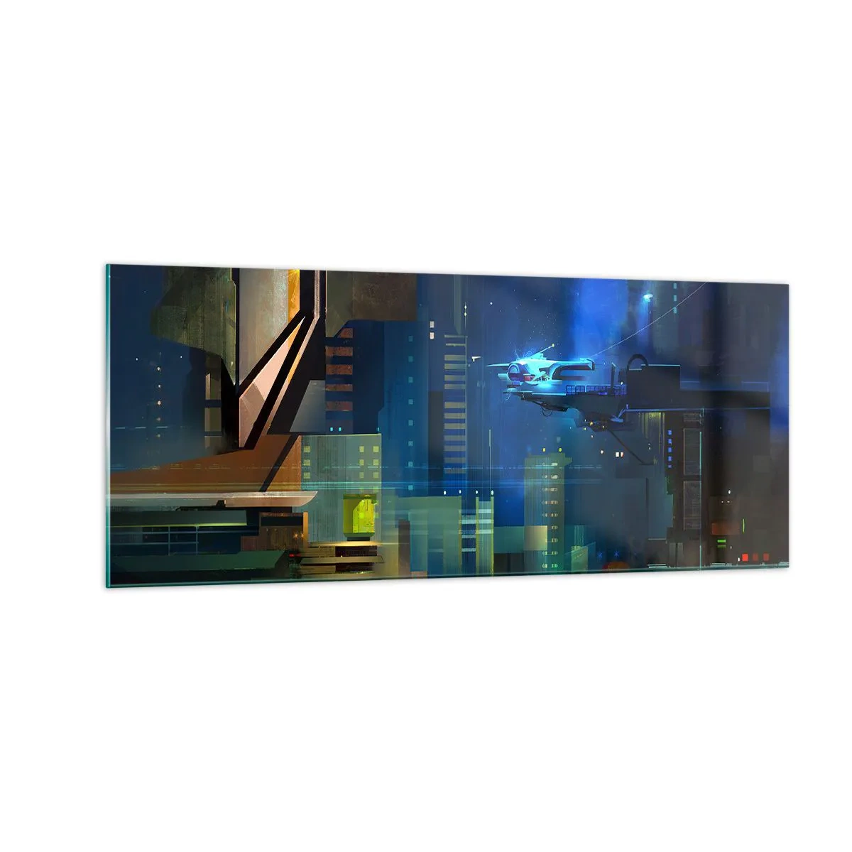 Quadro em vidro - Num futuro próximo - 100x40 cm