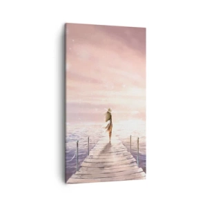 Quadro em tela - À luz de um sonho - 45x80 cm