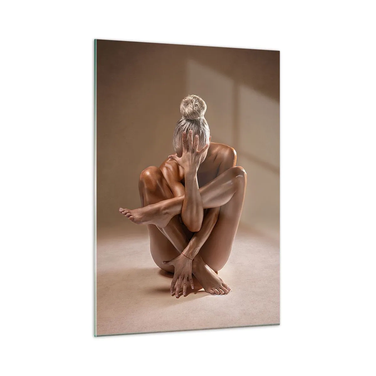 Quadro em vidro - Unidade de corpo e alma - 50x70 cm