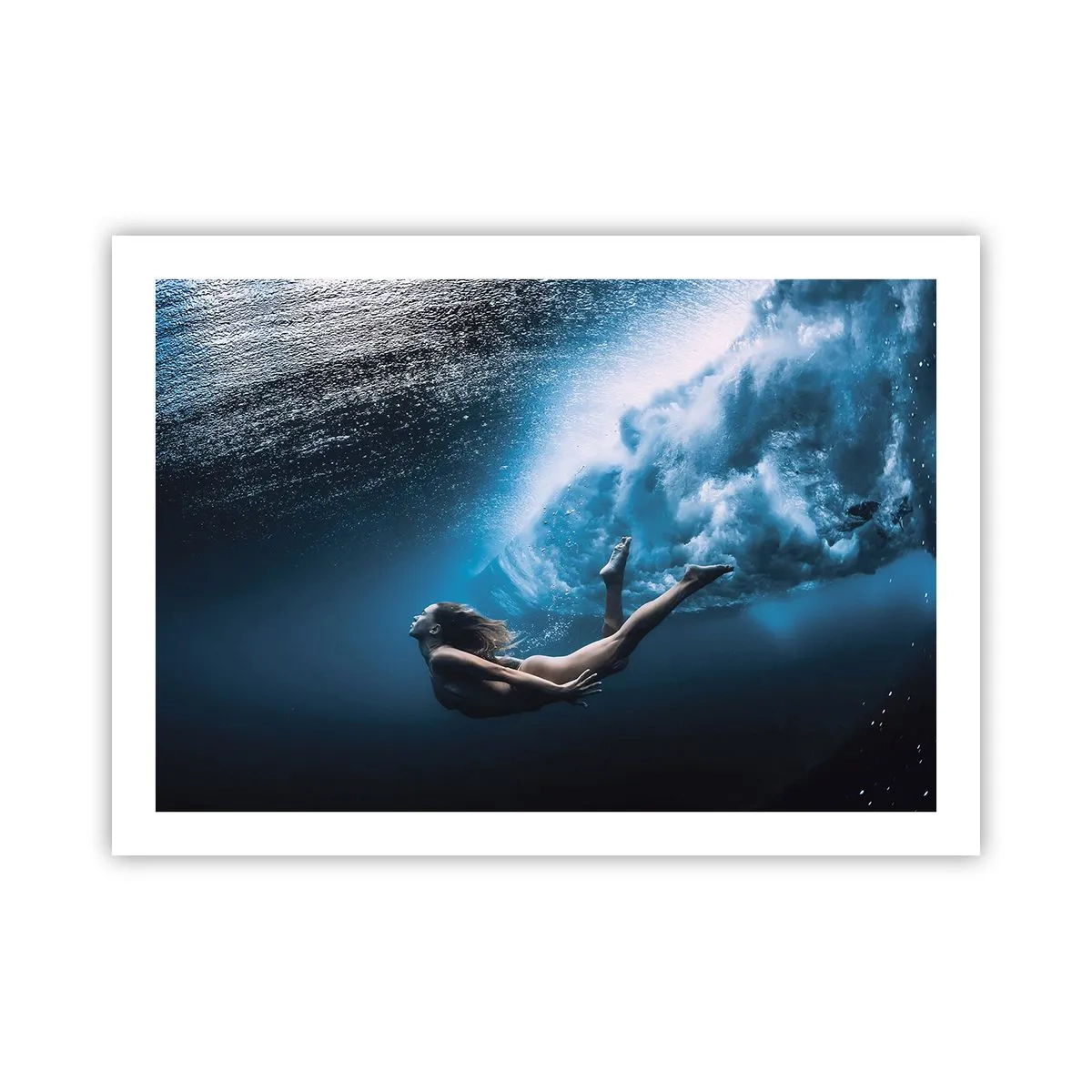 Pôster - Sereia moderna - 70x50 cm