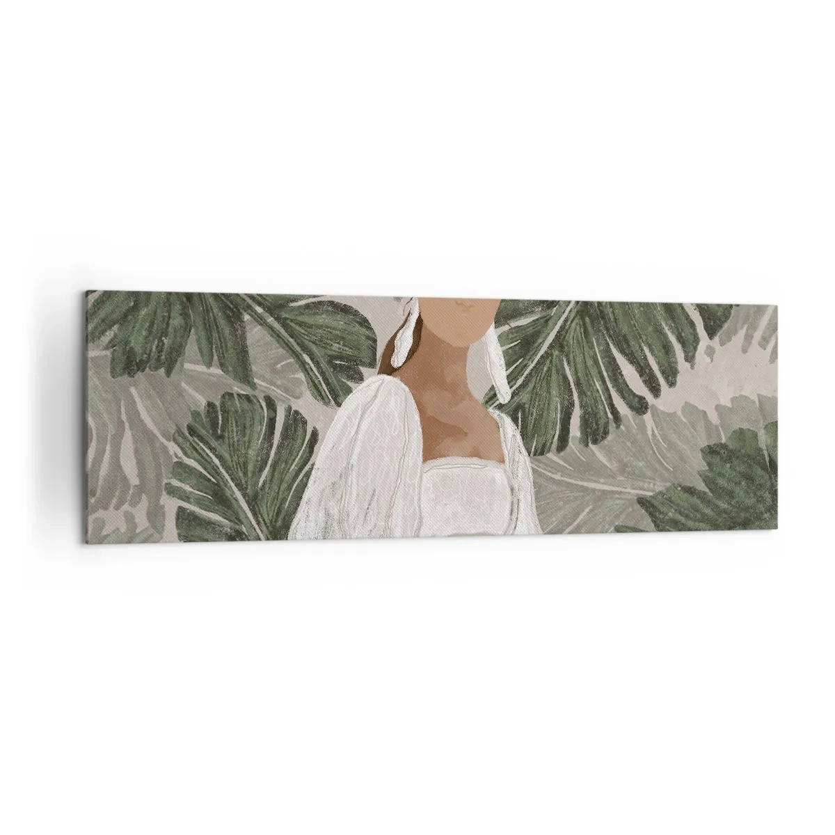 Quadro em tela - Retrato exótico - 160x50 cm