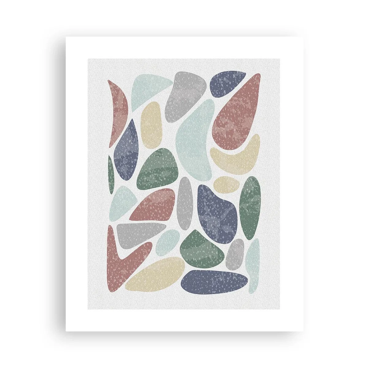 Pôster - Um mosaico de cores em pó - 40x50 cm