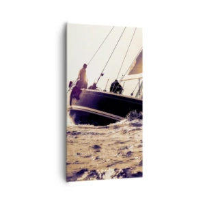 Quadro em tela - A velejar, marujo - 65x120 cm