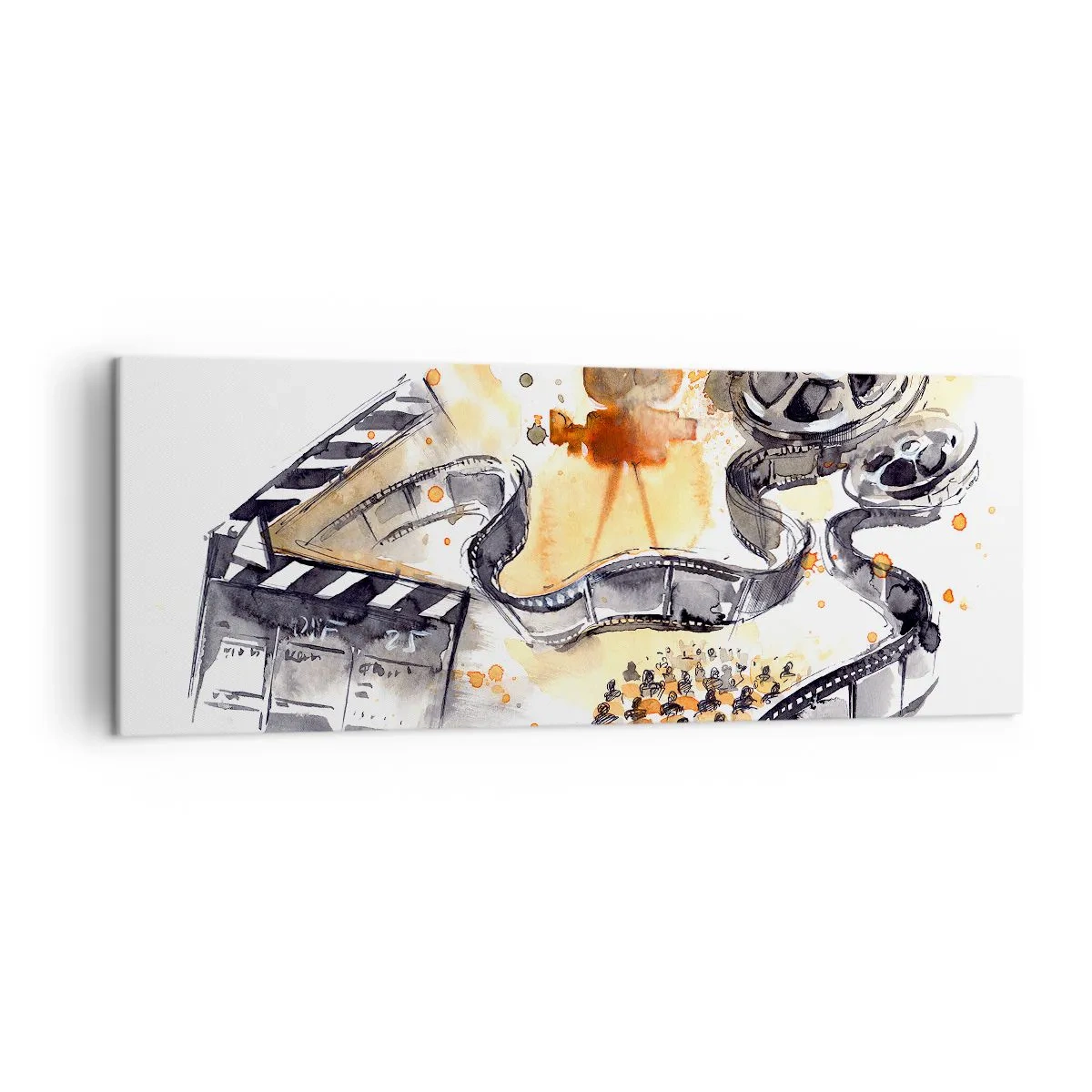 Quadro em tela - Na terra dos sonhos - 140x50 cm